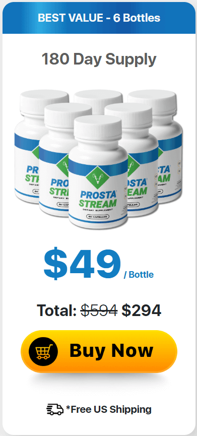 ProstaStream 6 bottles